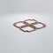 Ekena Millwork Small Englewood Decorative Fretwork Wood Wall Panels, Red Oak, 11 3/8"W x 11 3/8"H x 3/8"T WALW12X12X0375EWDRO - alternate 4